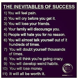 The inevitables of success